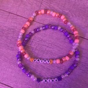 Two best friends fairy necklace